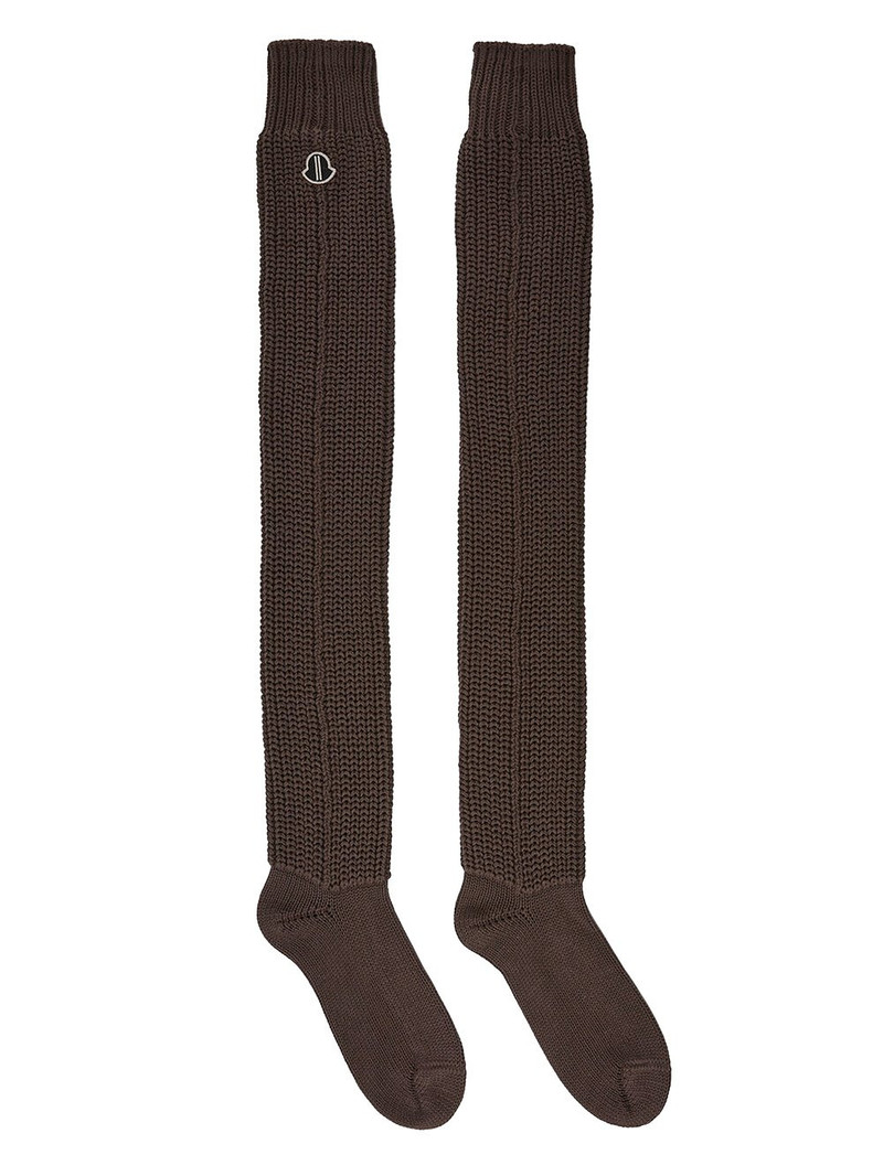 Moncler + Rick Owens Gray Hiking Socks 1