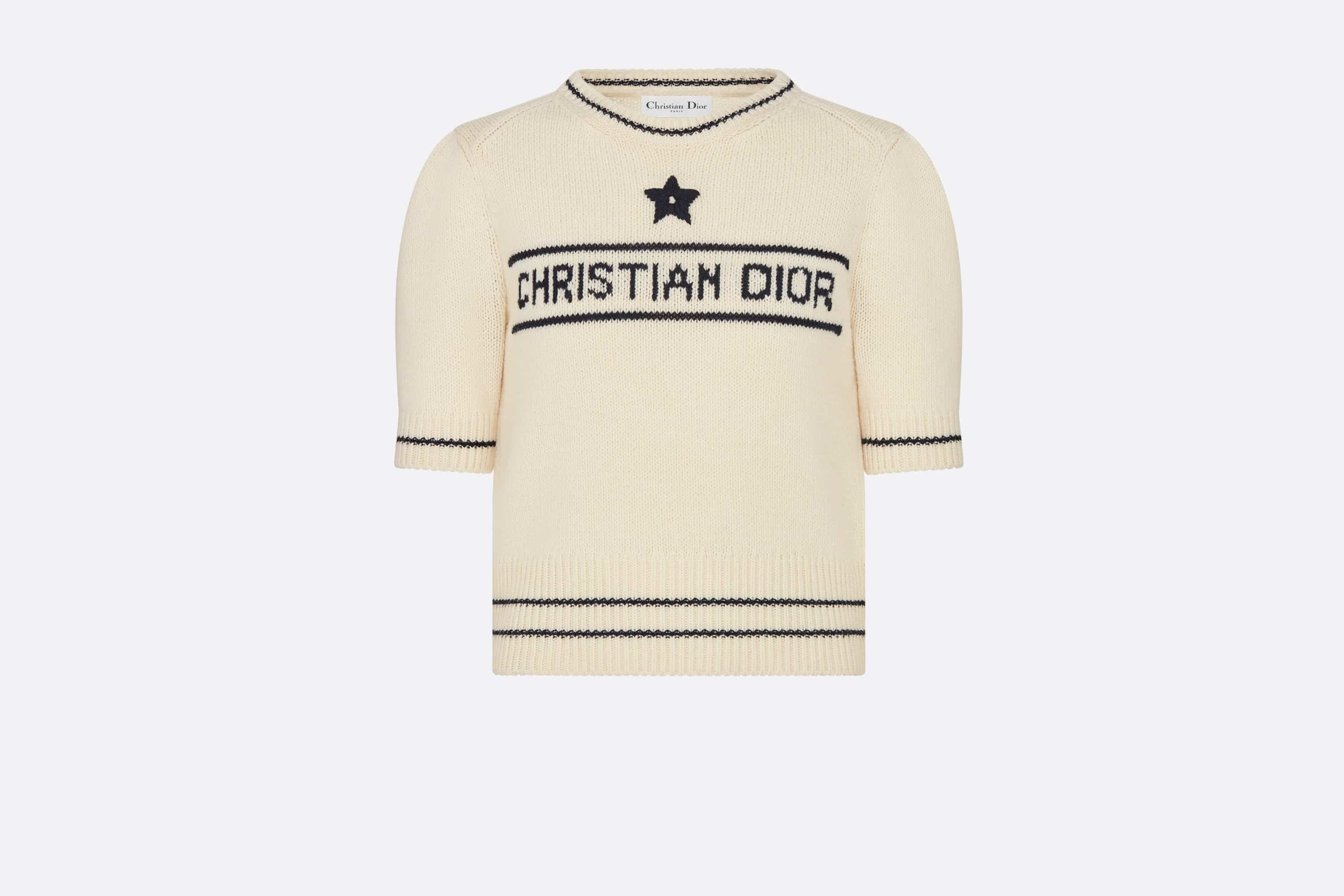 'CHRISTIAN DIOR' Short-Sleeved Sweater - 1