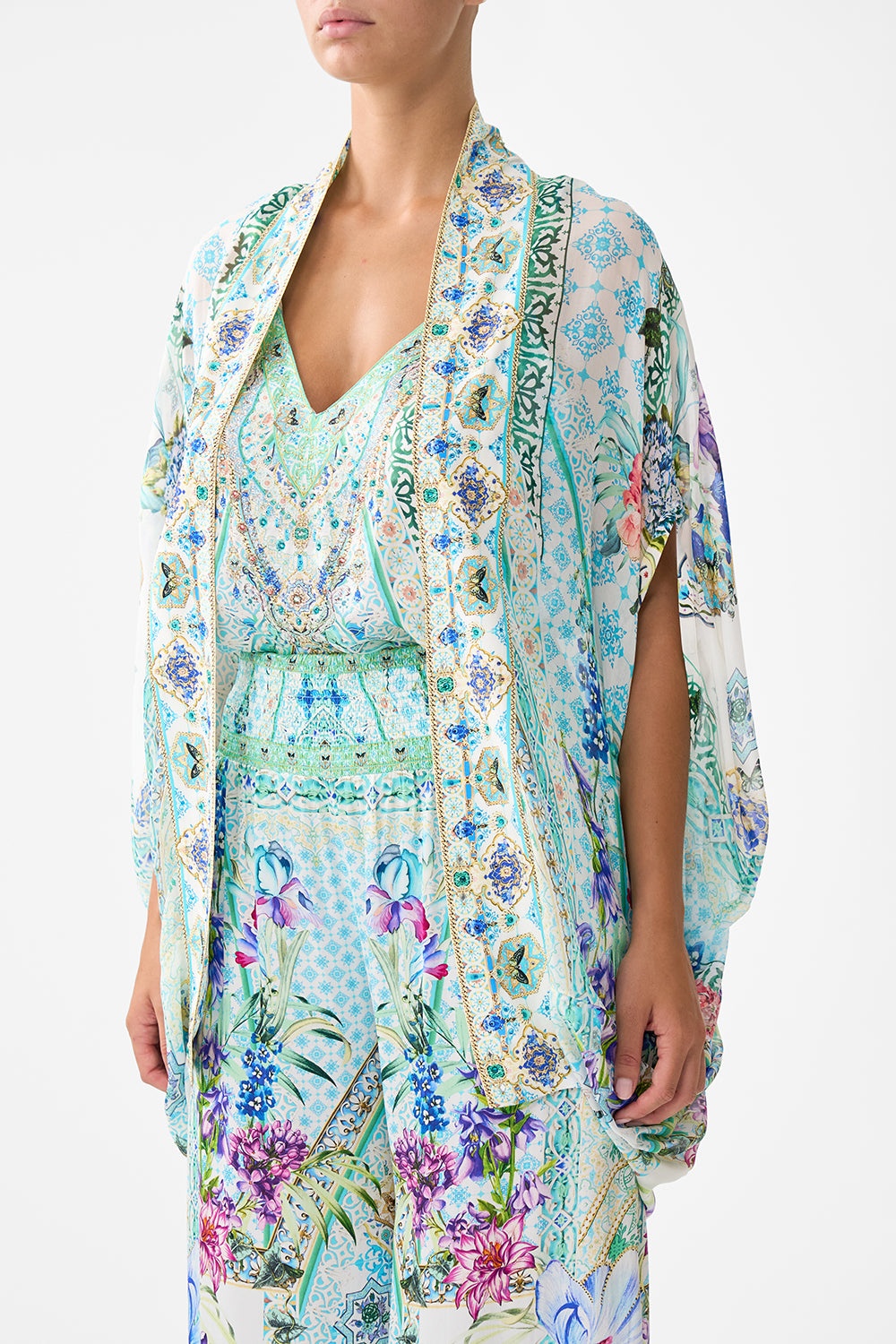 OPEN FRONT CARDI CAPE - 5