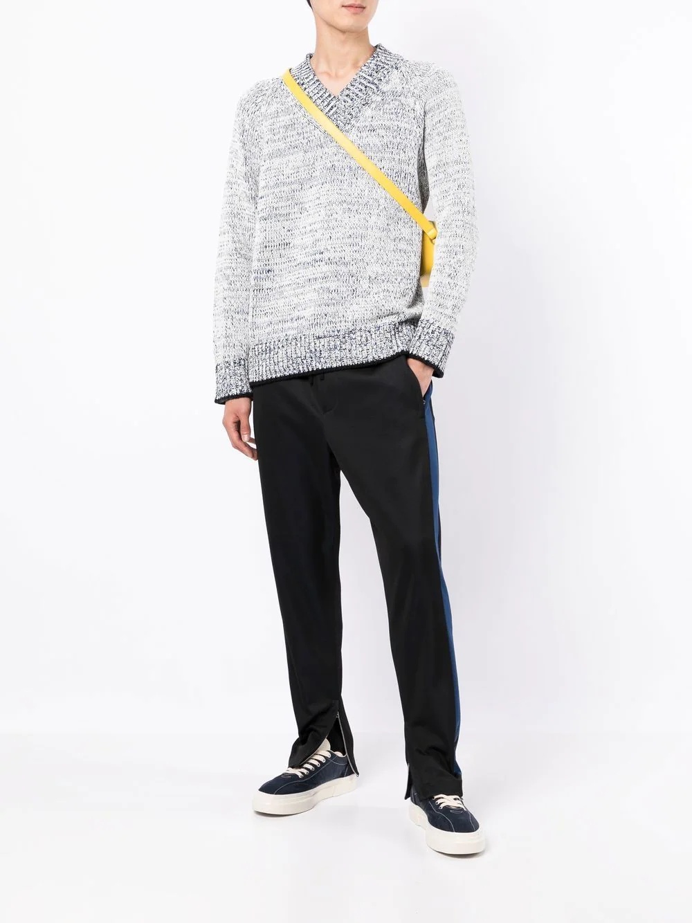 marl-knit jumper - 2