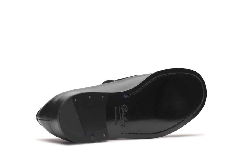 Rivoli Black Silk - Leather Sole 5