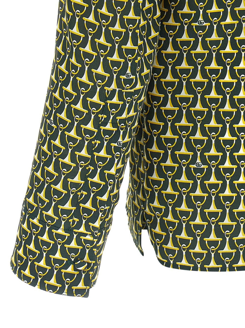 Horsebit-print shirt 4