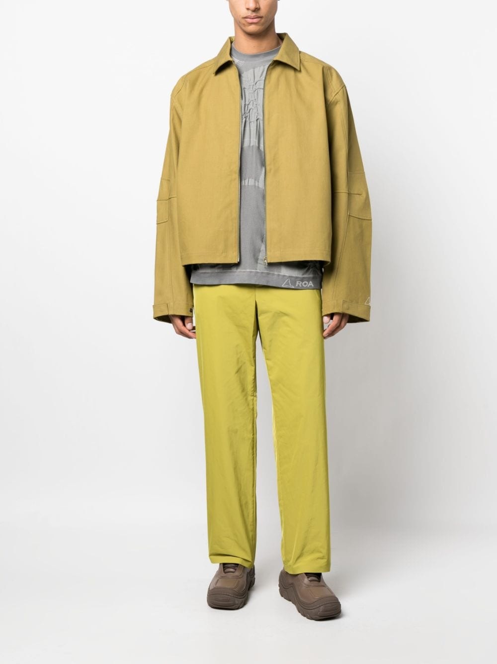 ROA zip-front shirt jacket | REVERSIBLE