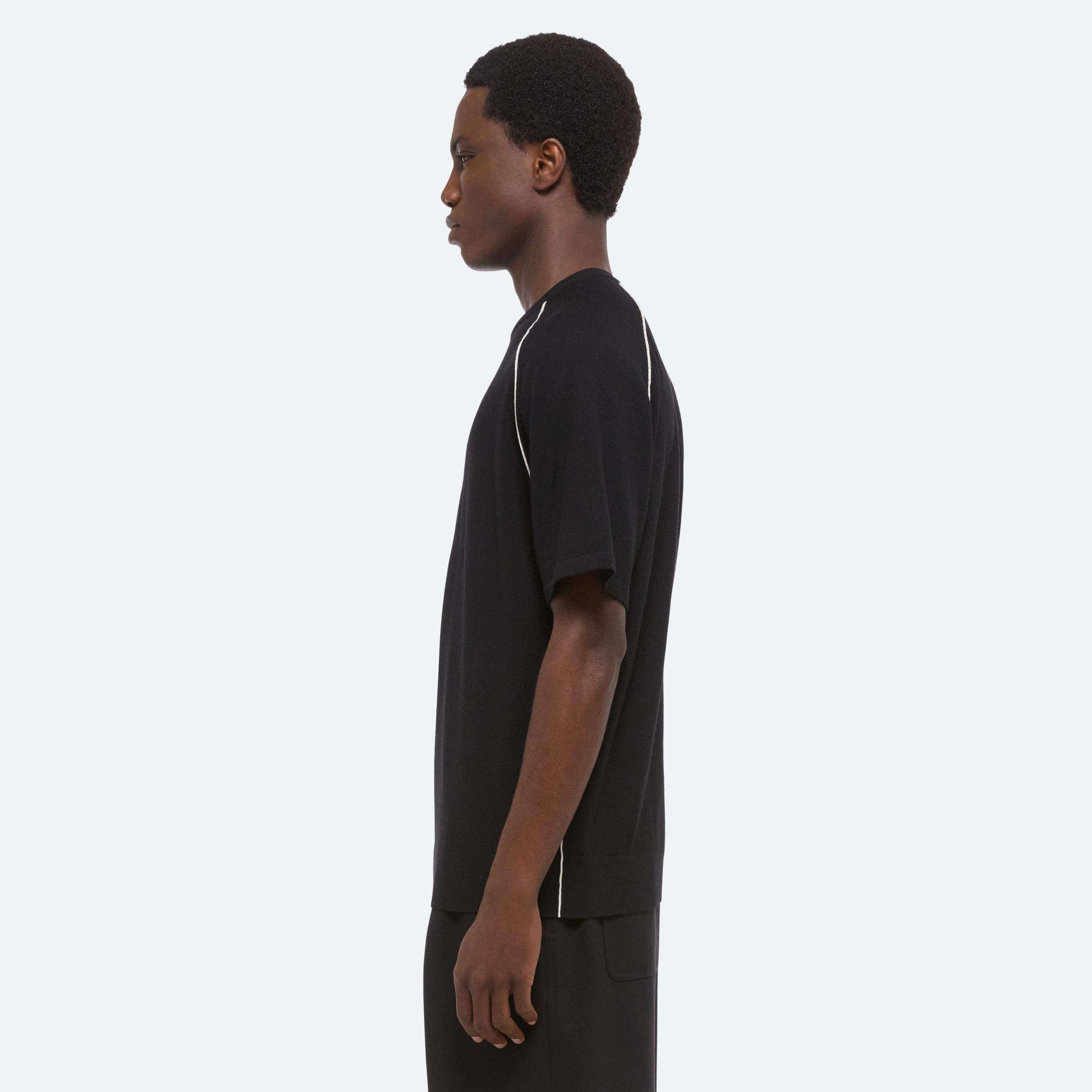 CONTRAST SEAM TEE - 5