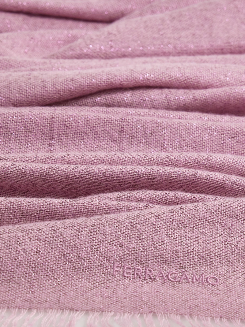 FERRAGAMO Stole with lurex thread outlook