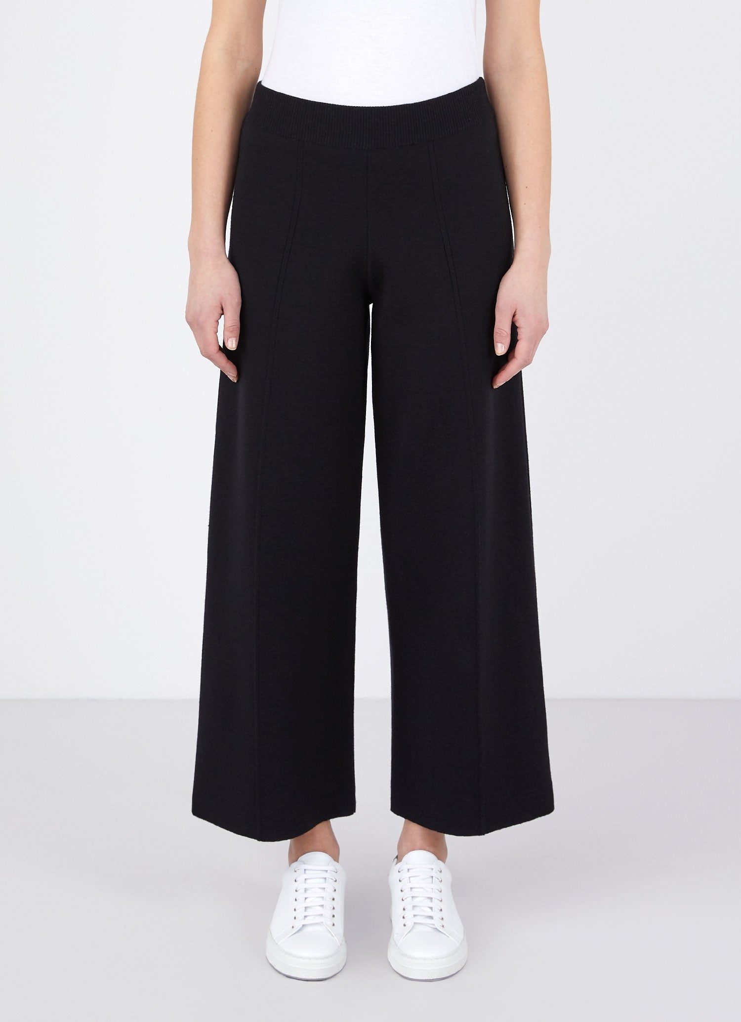 Merino Wide Leg Trouser - 2
