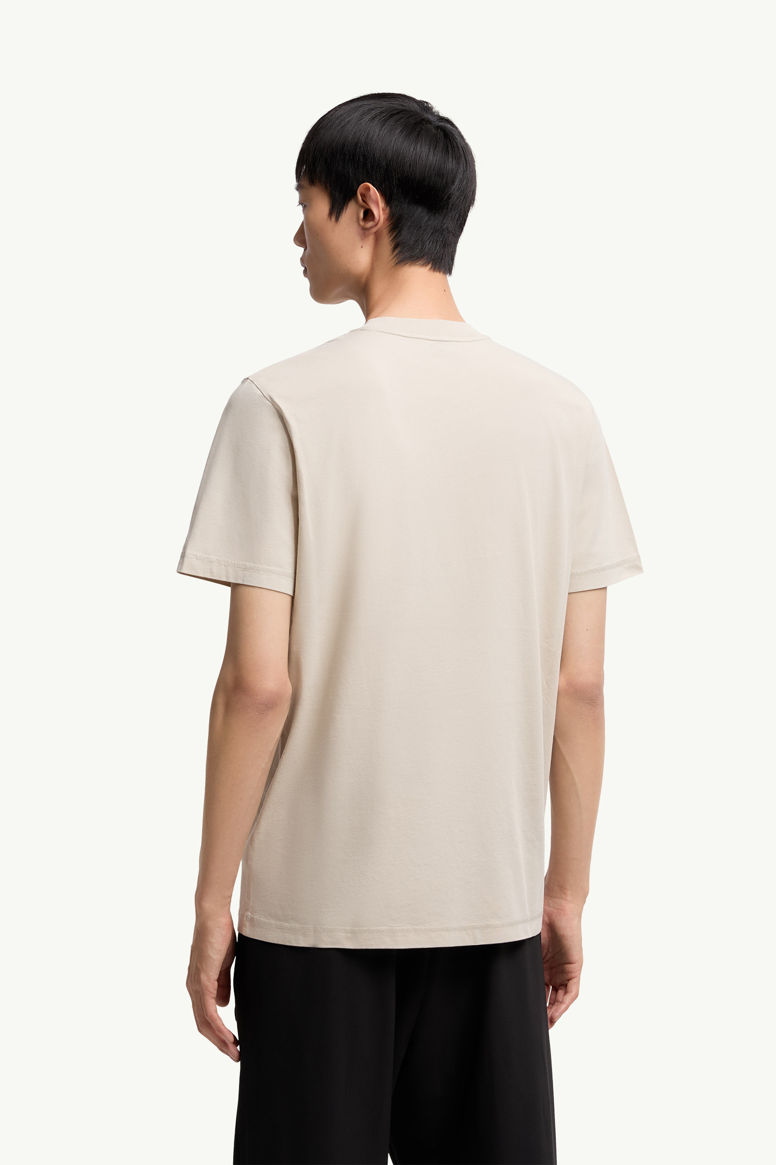 Logo Patch Cotton T-Shirt - 5