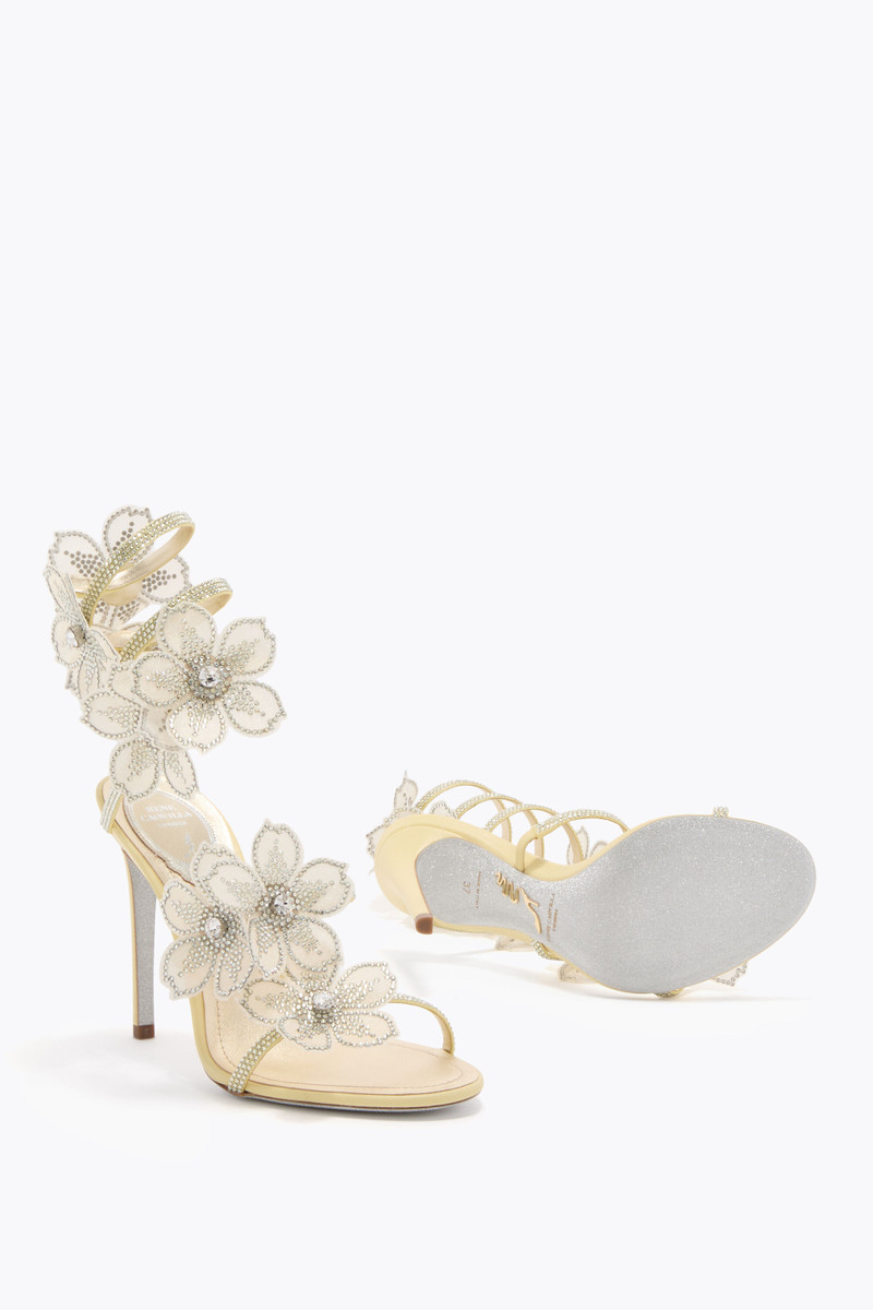 PEACH FLOWER BUTTER YELLOW SANDAL 105 6