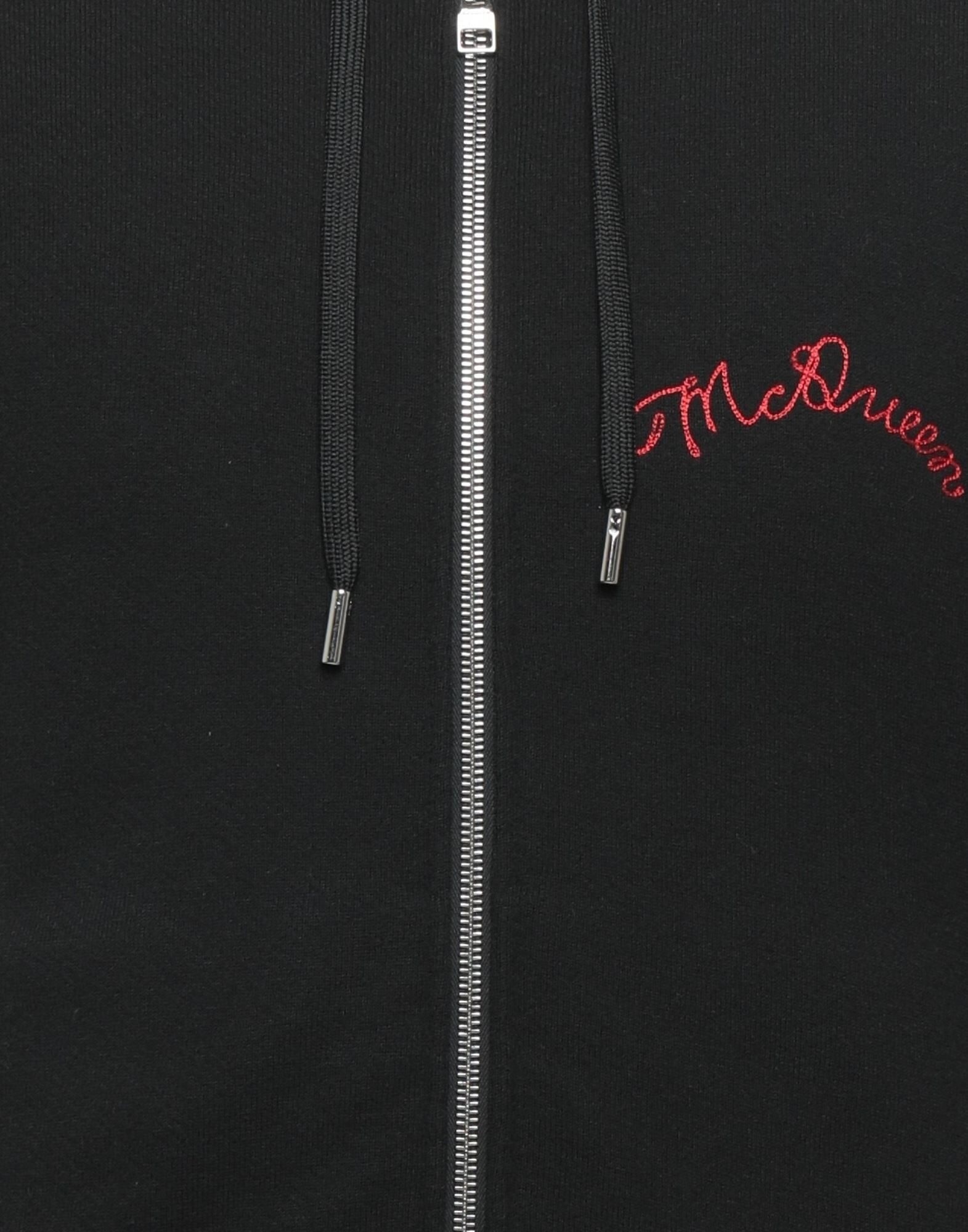 Black Men's Hooded Sweatshirt - 4