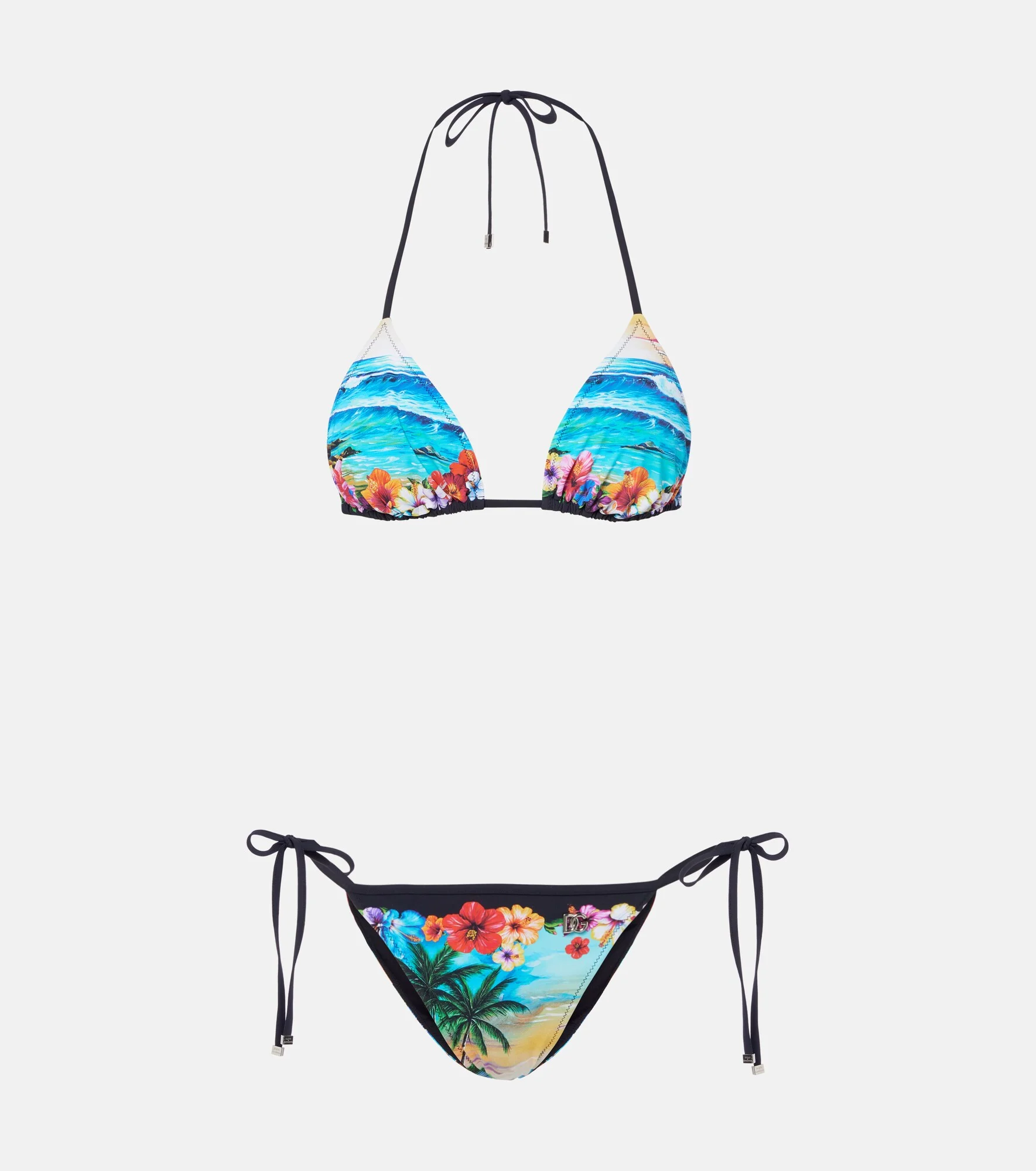 Floral bikini - 1