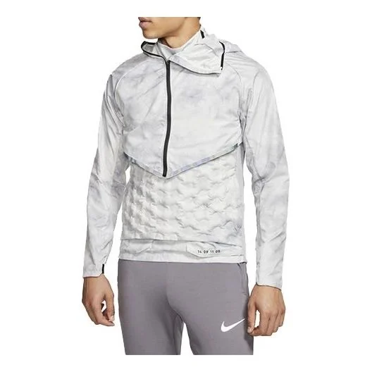 Men's Nike Detachable Vest Hooded Jacket Gray BV5700-043 - 1
