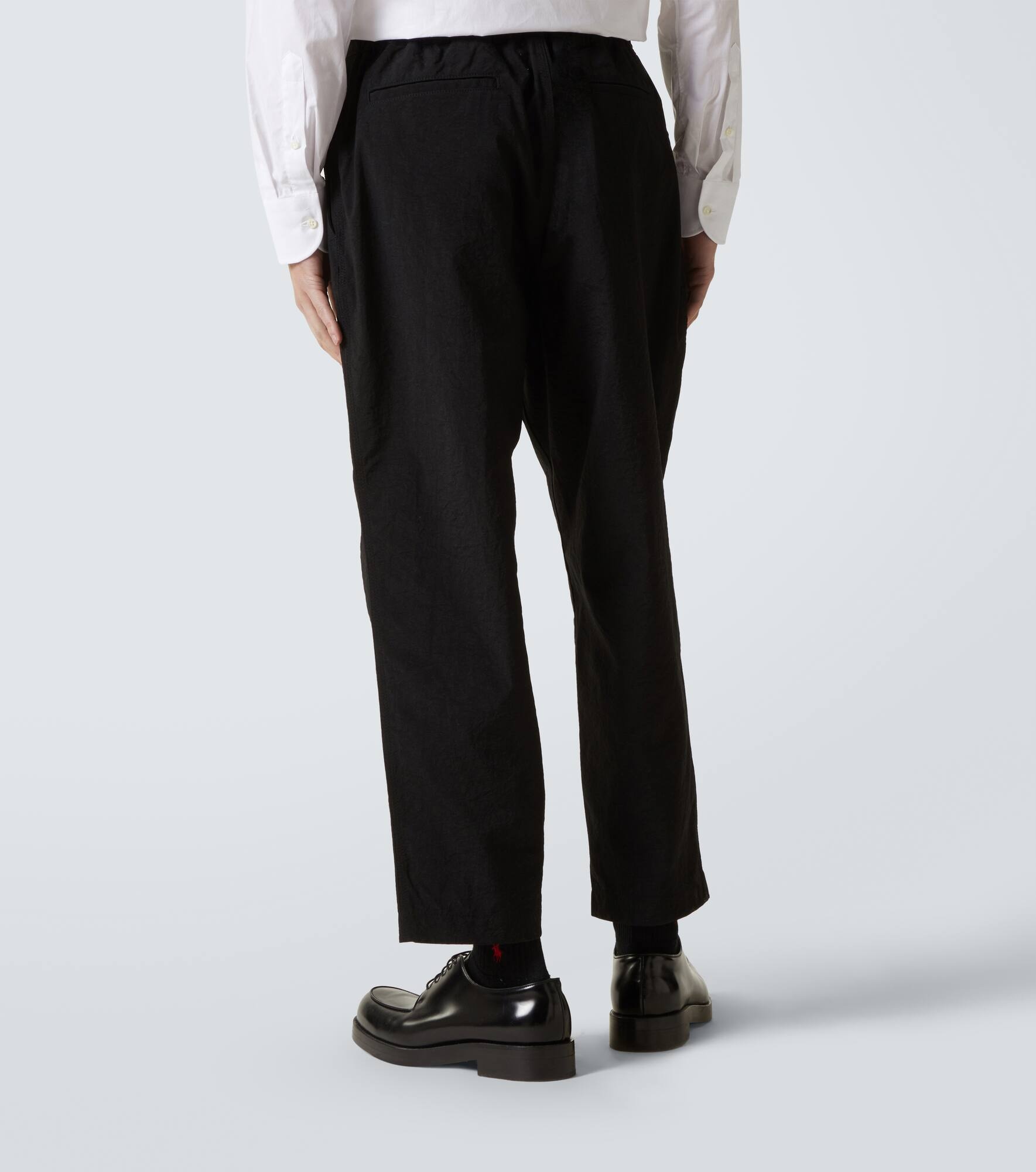 Cropped straight pants - 4