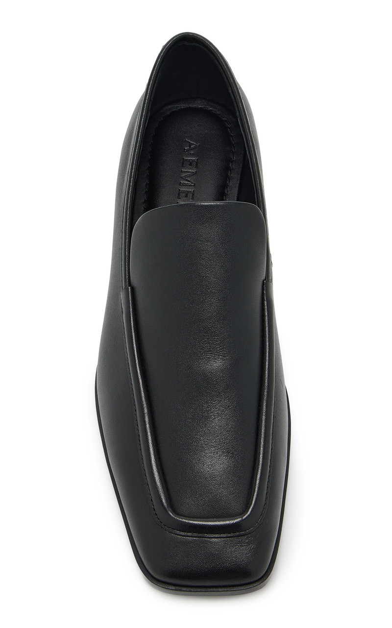 A.EMERY Lane Leather Loafers black outlook
