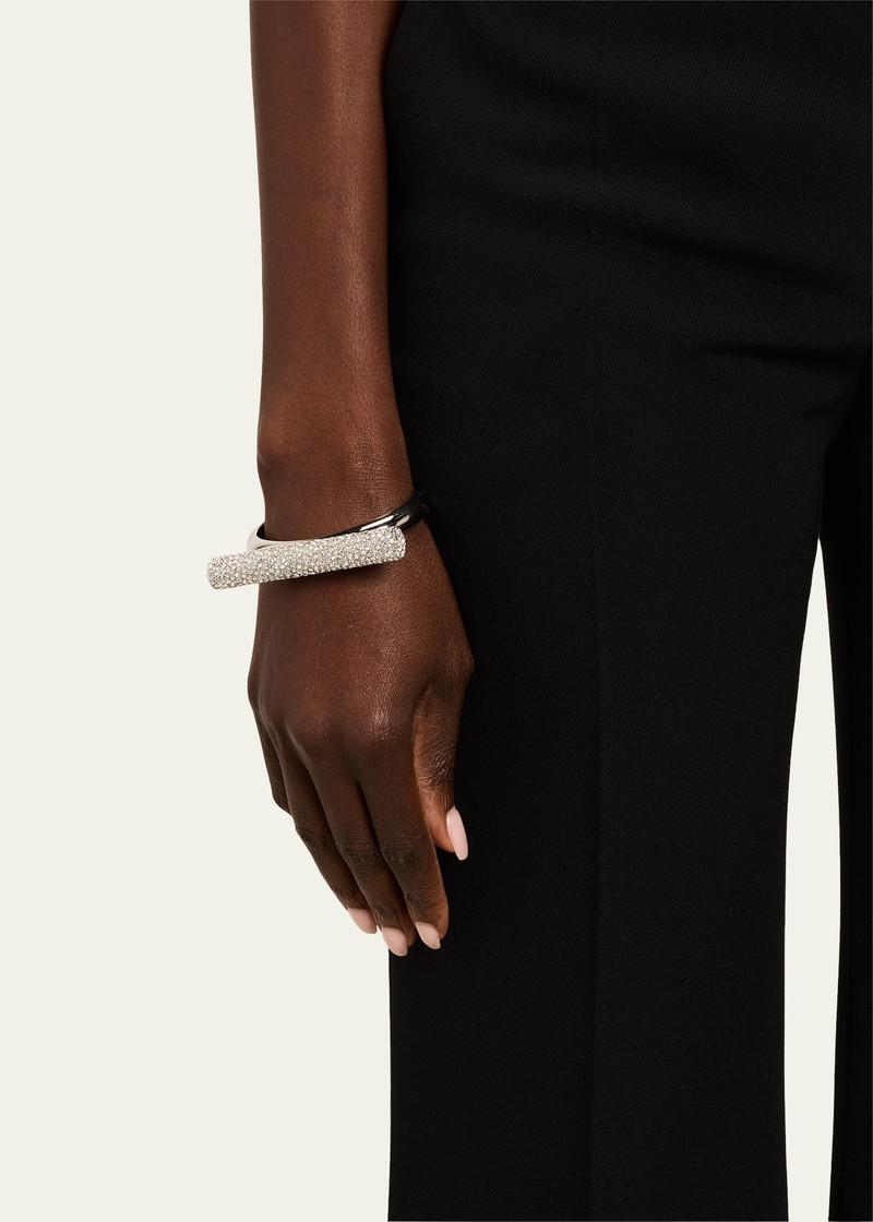 Alexander McQueen Crystal Cuff Bracelet outlook