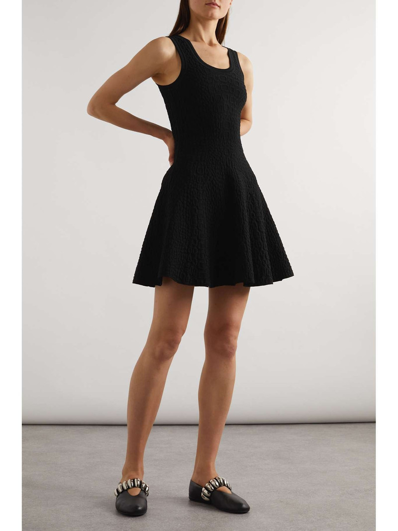 Alaïa Archetypes pointelle-knit mini dress outlook