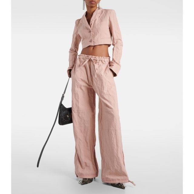 Acne Studios Regular fit suit jacket - Old pink - AH0288-ACX