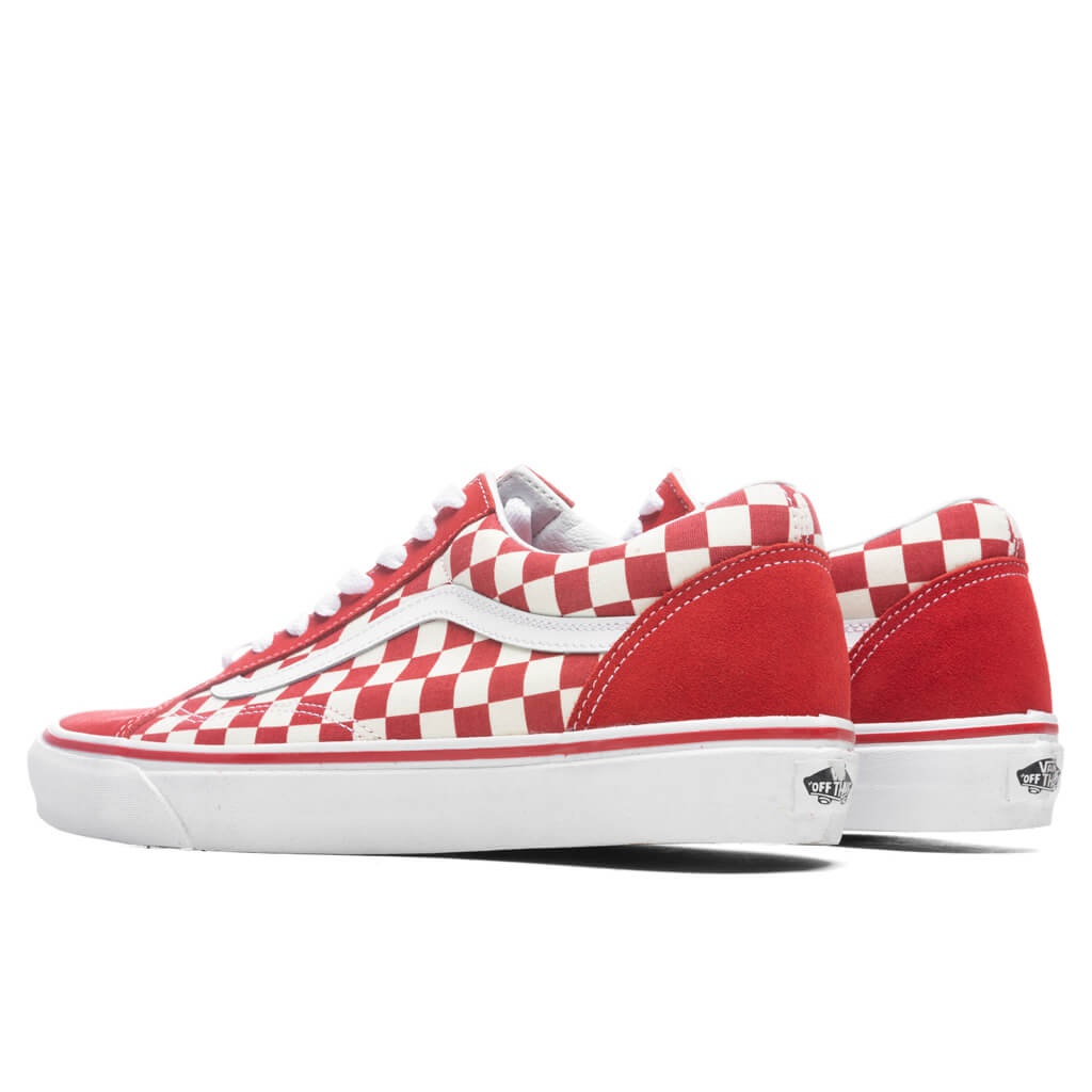 VANS OLD SKOOL PRIMARY CHECKBOARD - RED/WHITE - 3