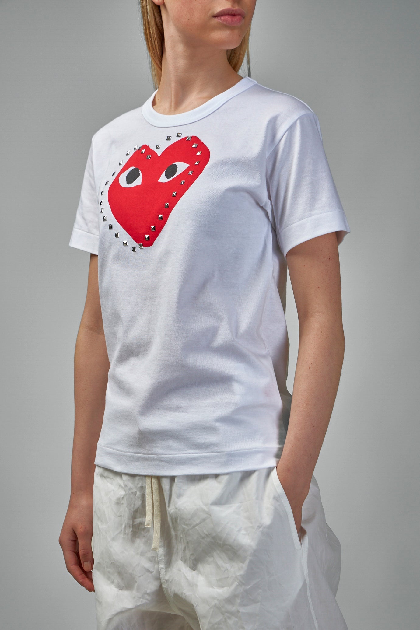 T-Shirt Logo Stud Stud Print - 4