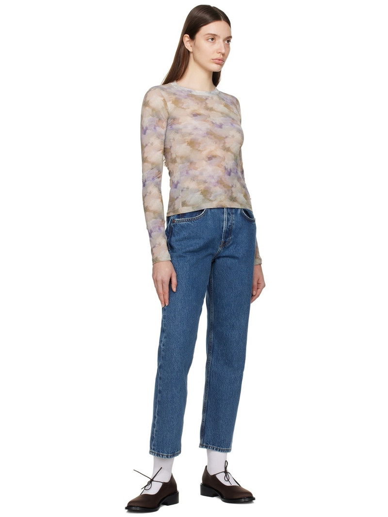RE/DONE Blue Stove Pipe Jeans outlook
