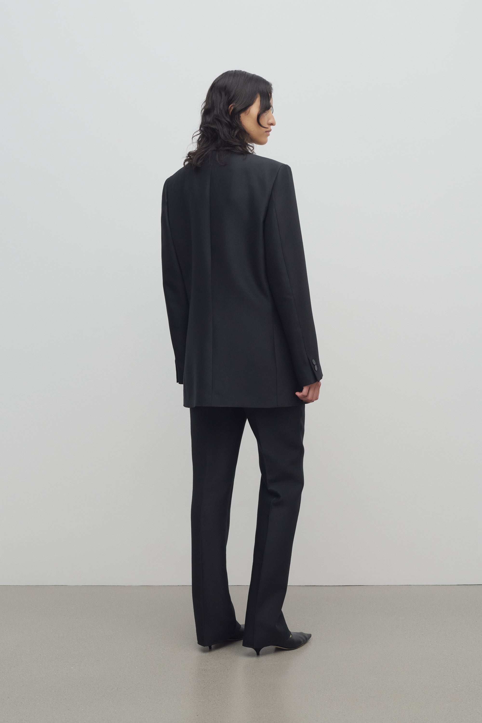 Alaric Pant in Wool and Silk - 5