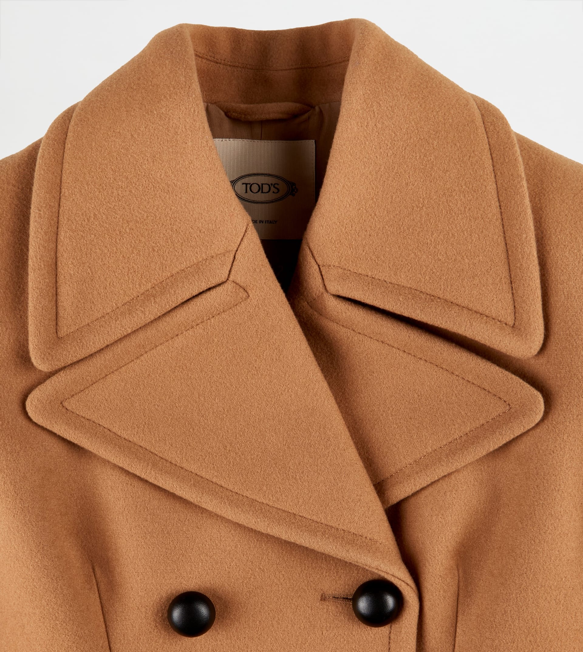 PEACOAT IN WOOL - BROWN - 9