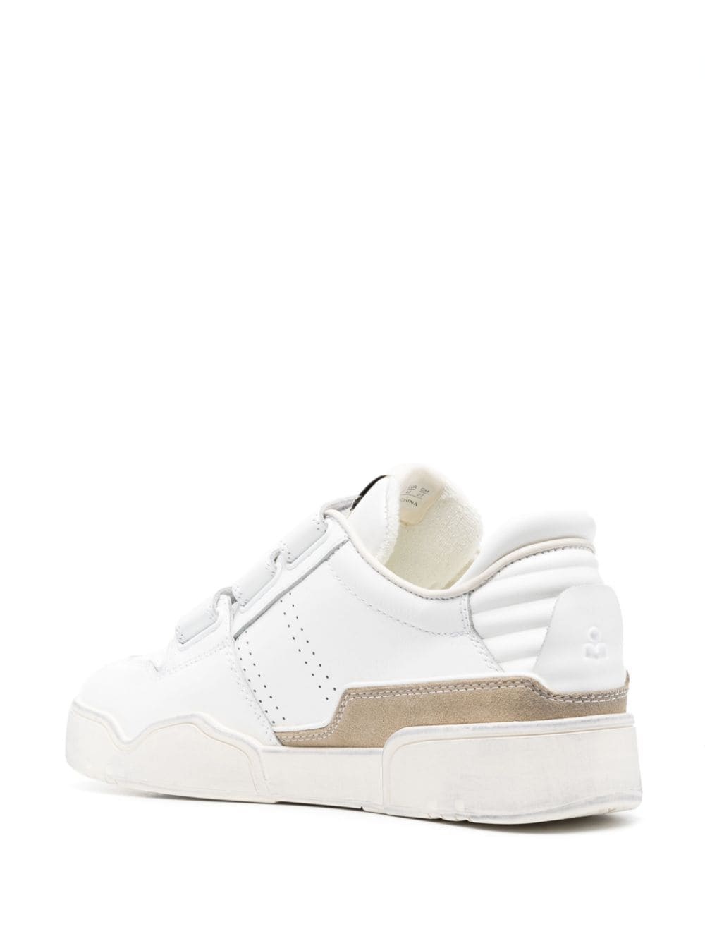 logo-patch touch-strap sneakers - 3