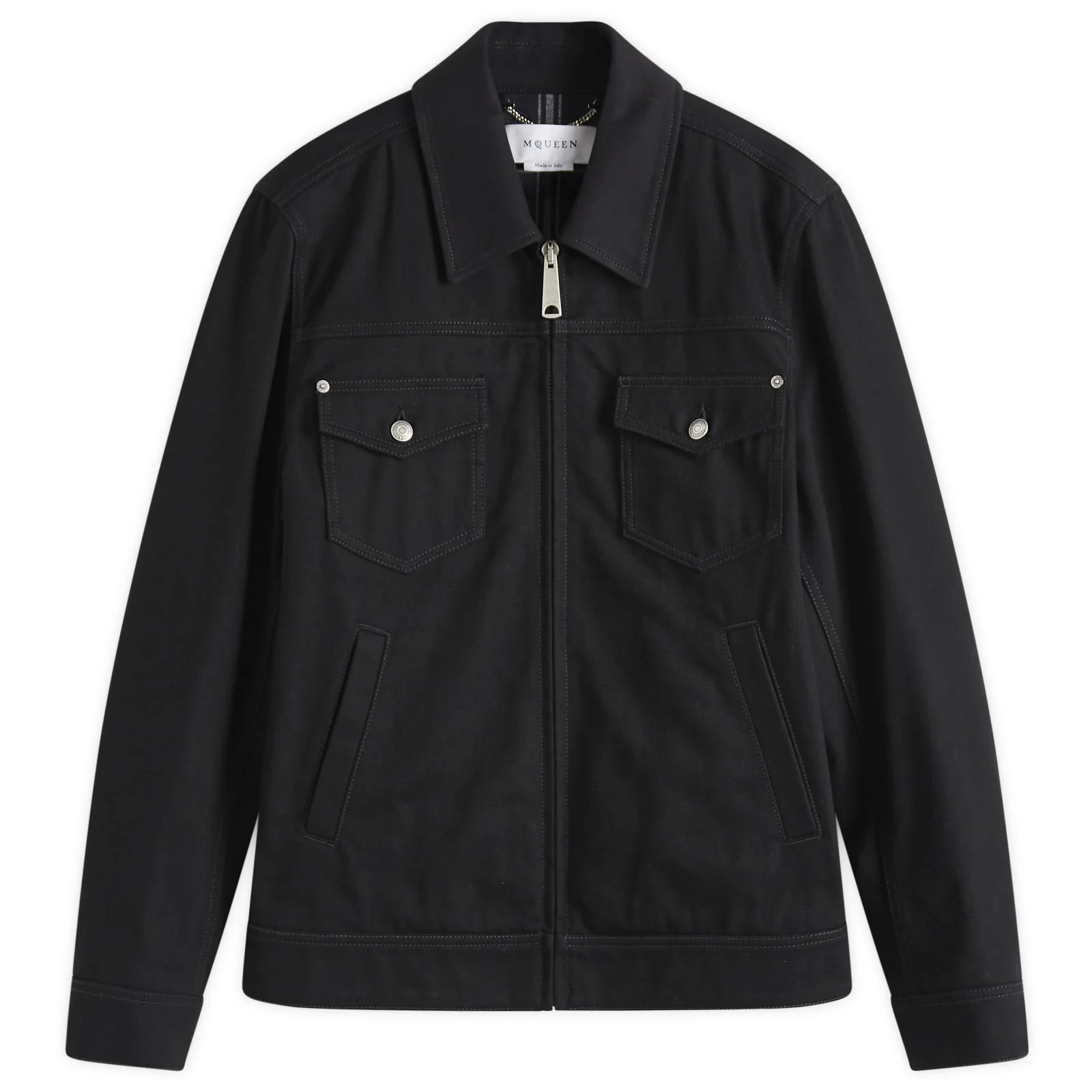 Alexander McQueen Denim Zip Blouson - 1