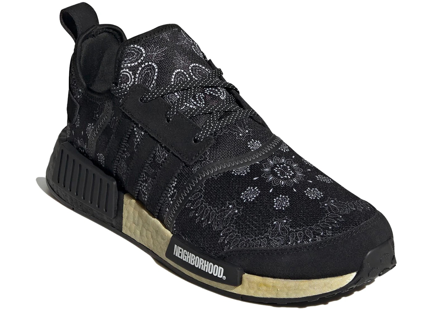 adidas NMD R1 Neighborhood Paisley Black - 2