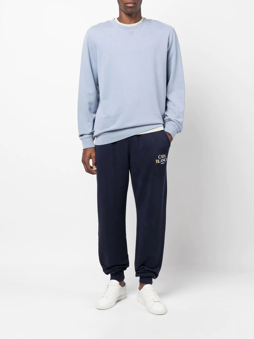logo-embroidered track pants - 2