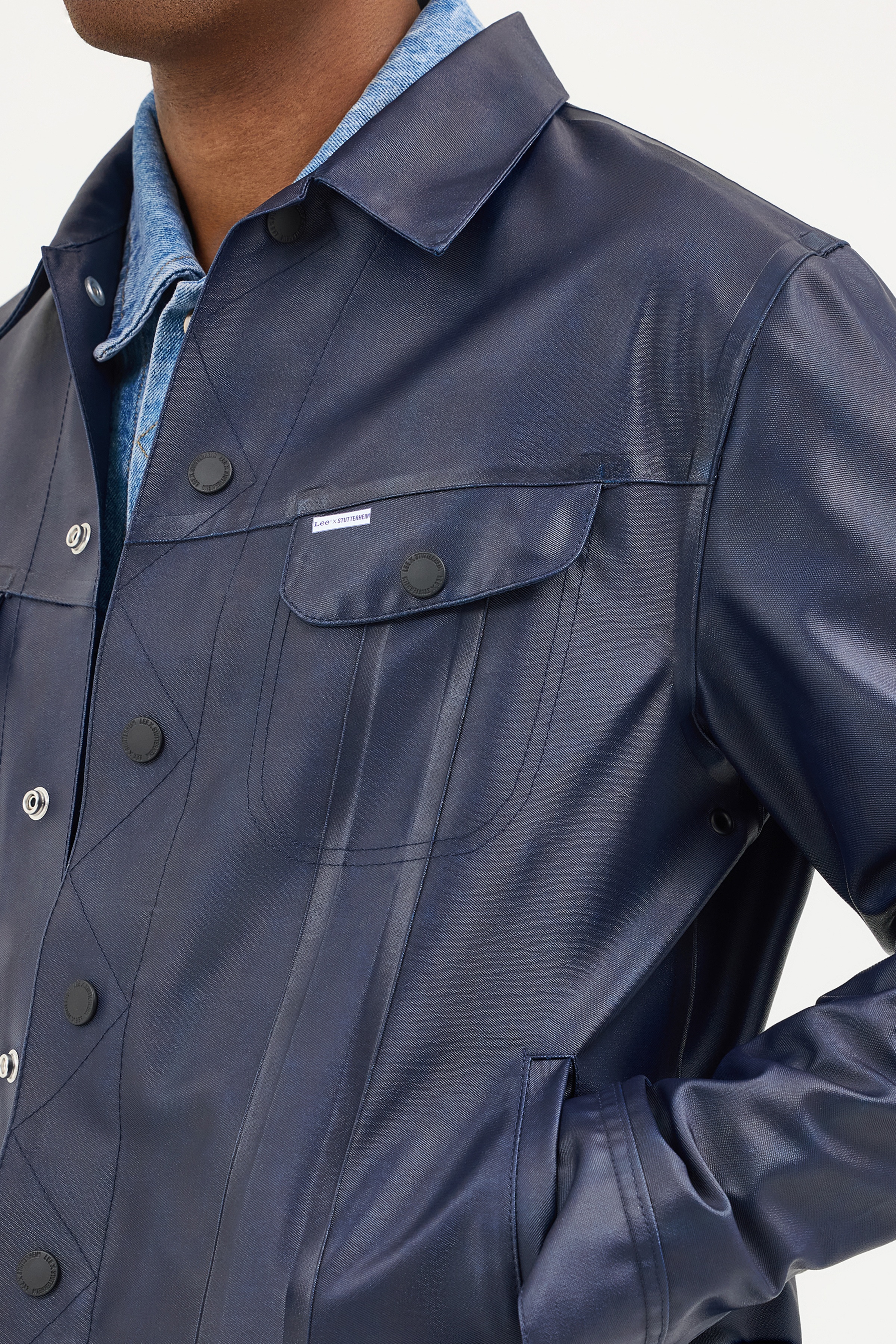Men's Lee® x STUTTERHEIM Storm Rider™ Jacket Aviator Navy - 6