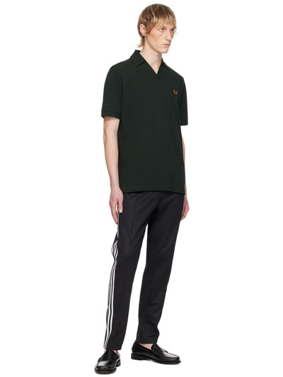 Fred Perry Green Open Placket Polo outlook