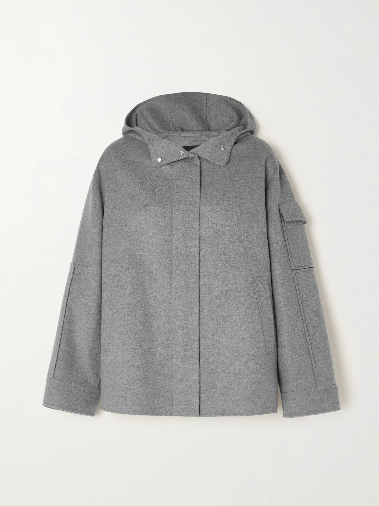 Cashmere Hooded Jacket - 1