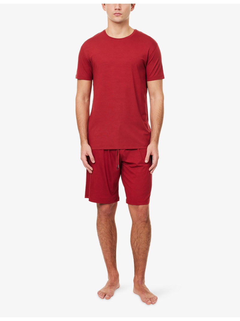 Derek Rose Basel Micro Stretch-Modal Shorts outlook