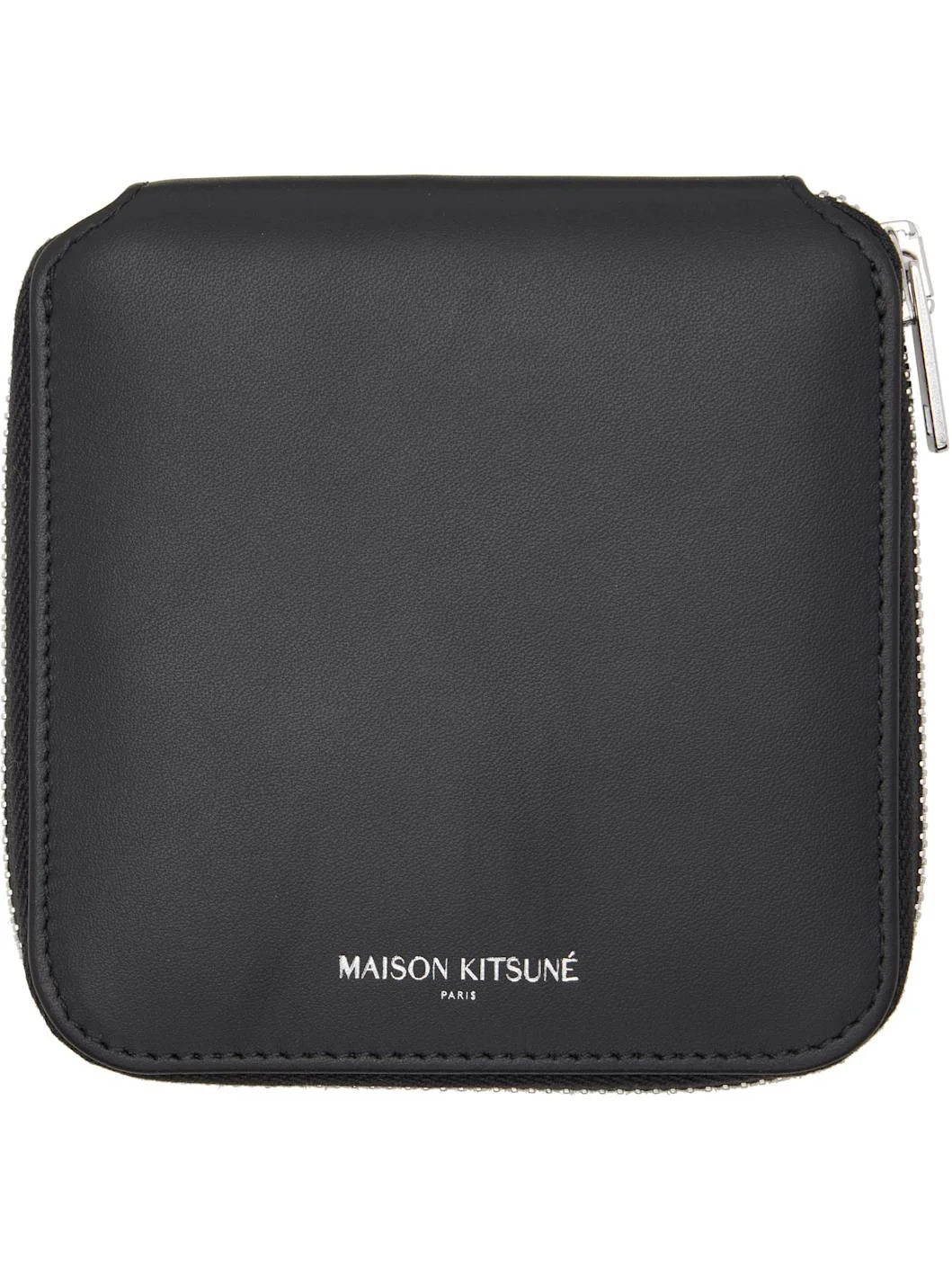 Black 'Maison Kitsuné Paris' Wallet - 1