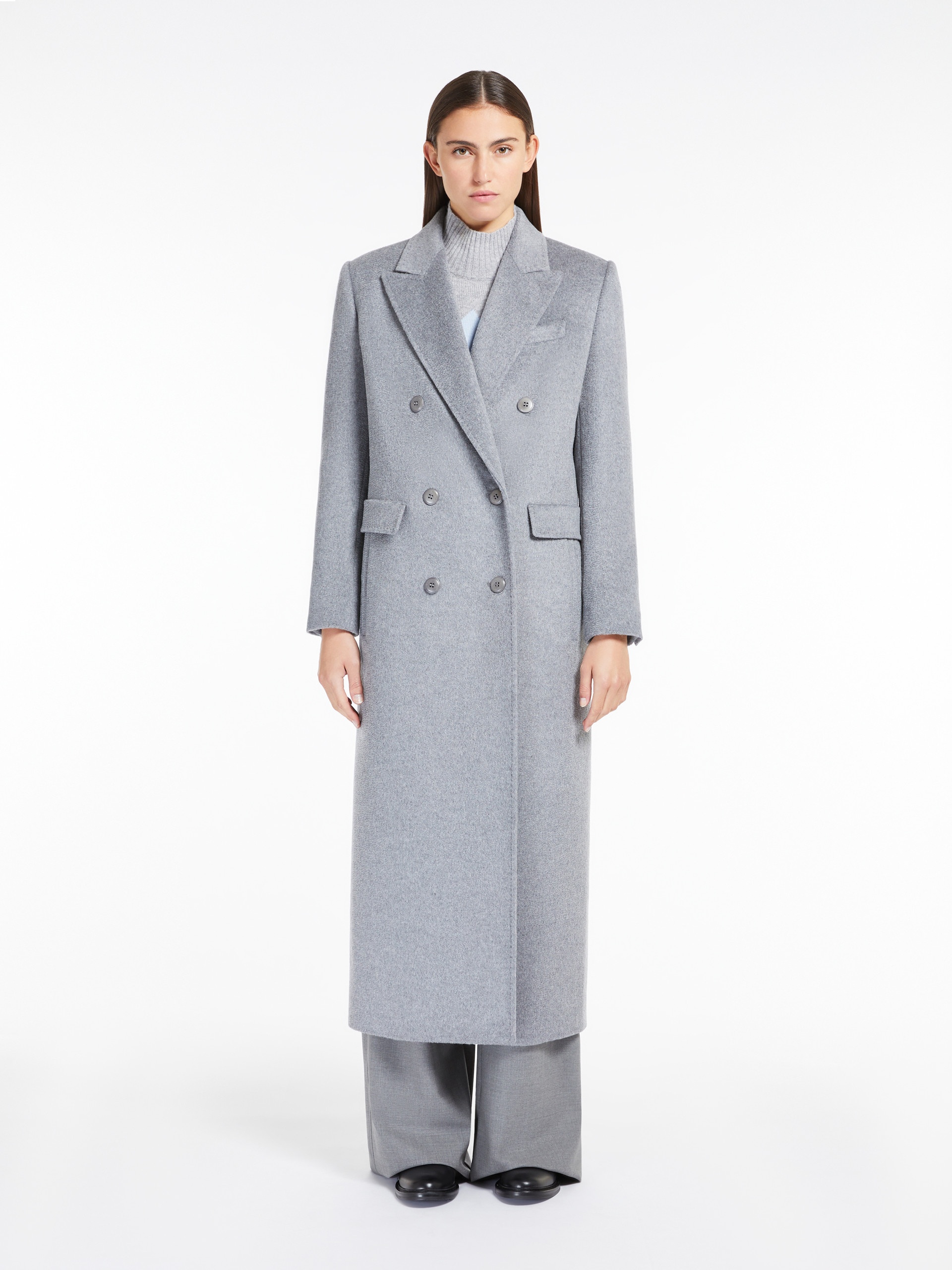 ABILE Long, double-breasted wool coat - 3