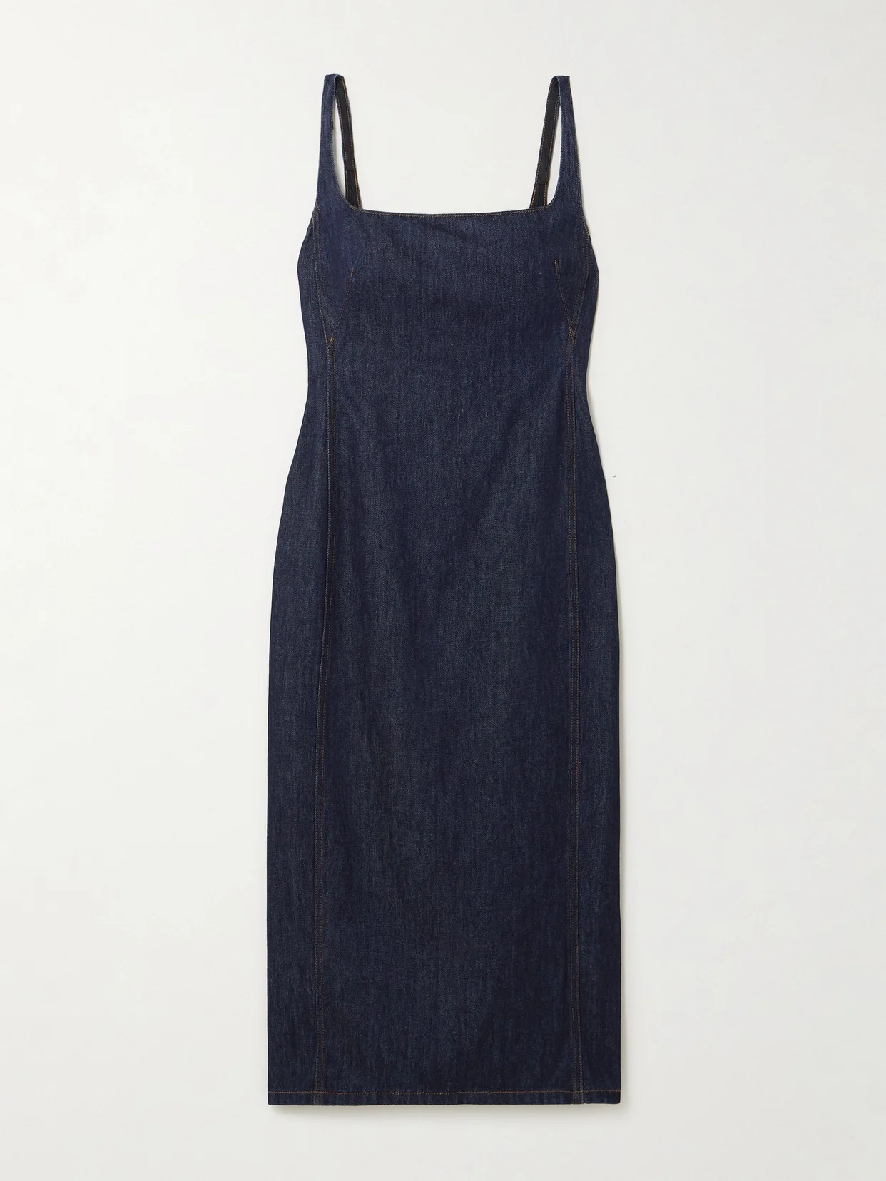 Denim Midi Dress - 1