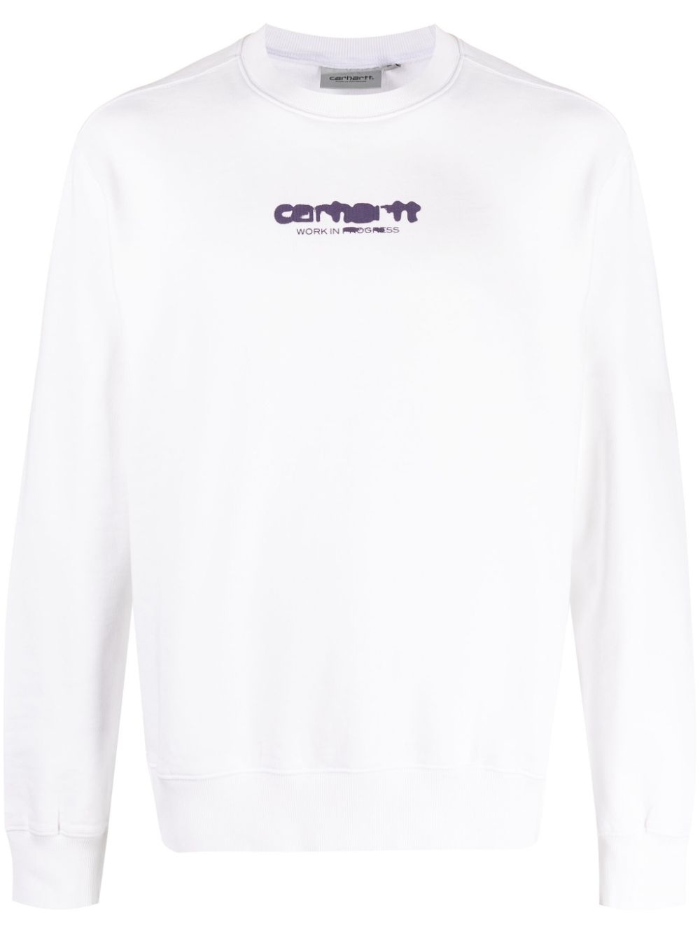 Ink Bleed cotton sweatshirt - 1