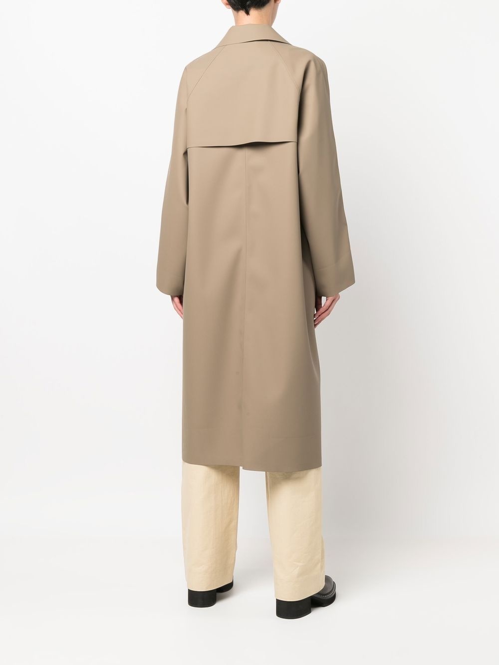 single-breasted button coat - 4