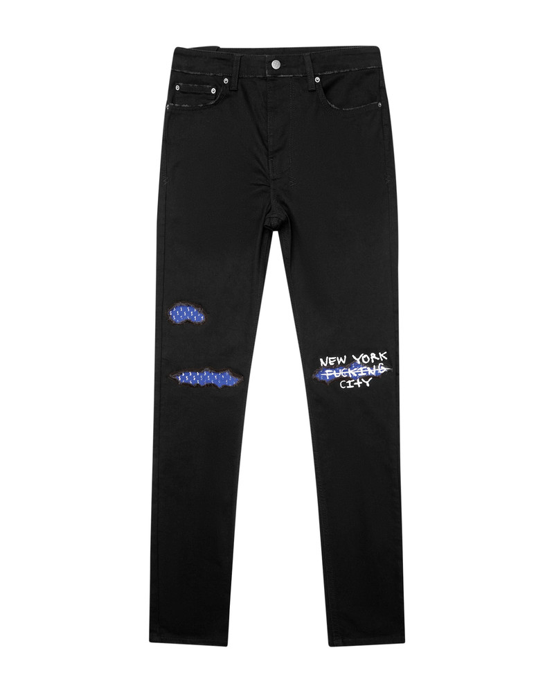 CHITCH NYC LAID BLACK 7