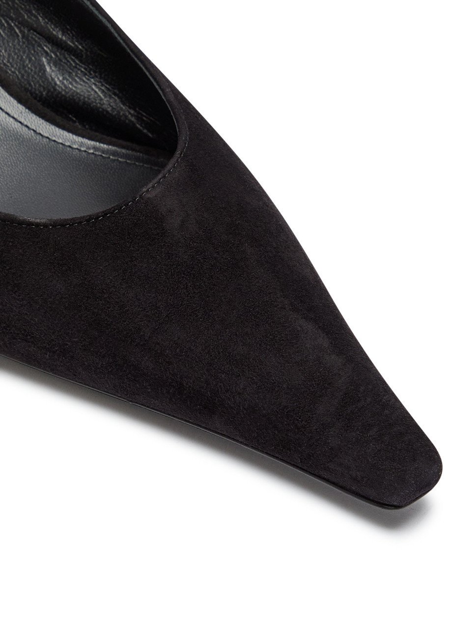 Victoria Beckham 45 Suede Mules - 4