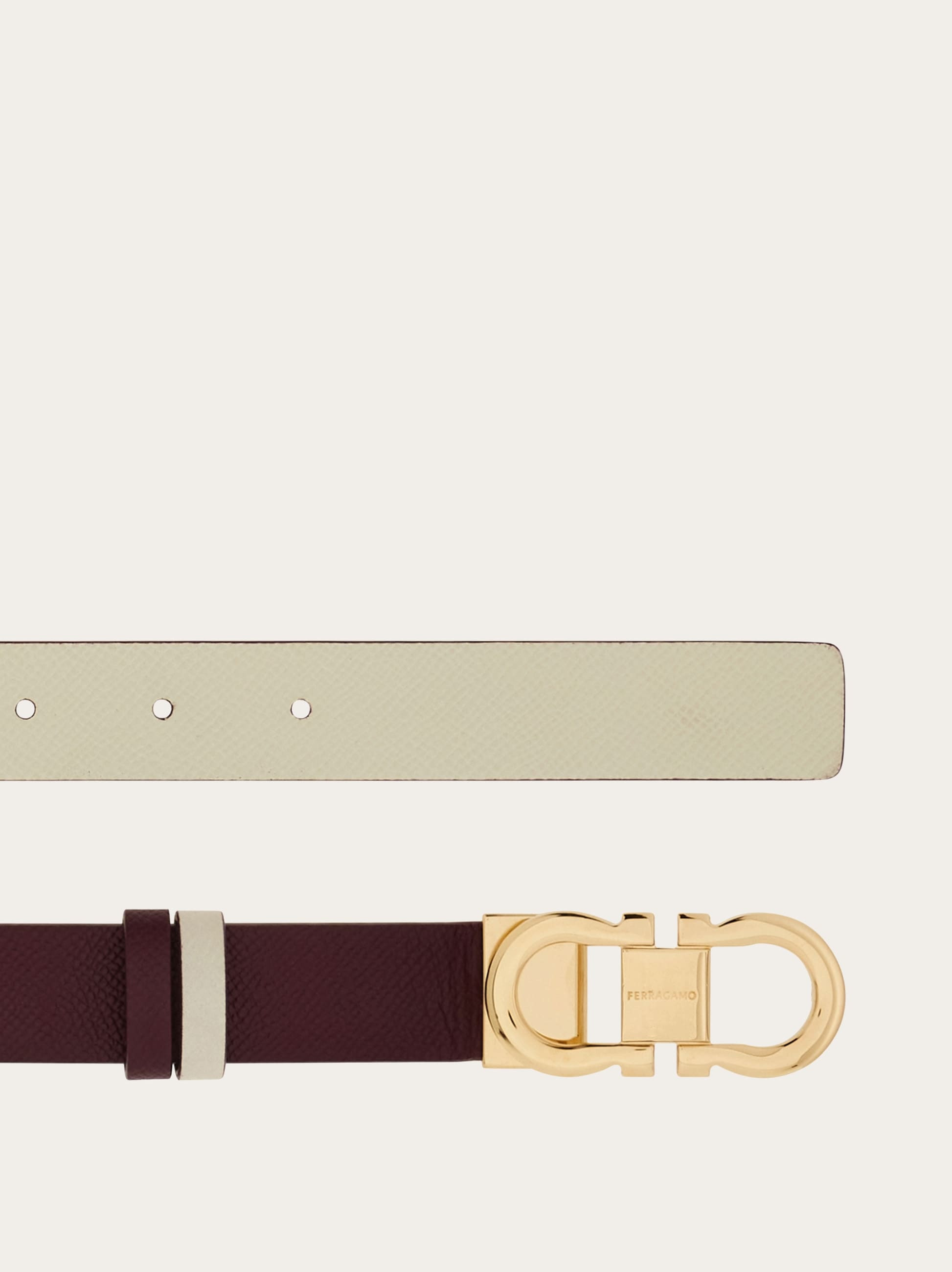 Reversible and adjustable Gancini belt - 2