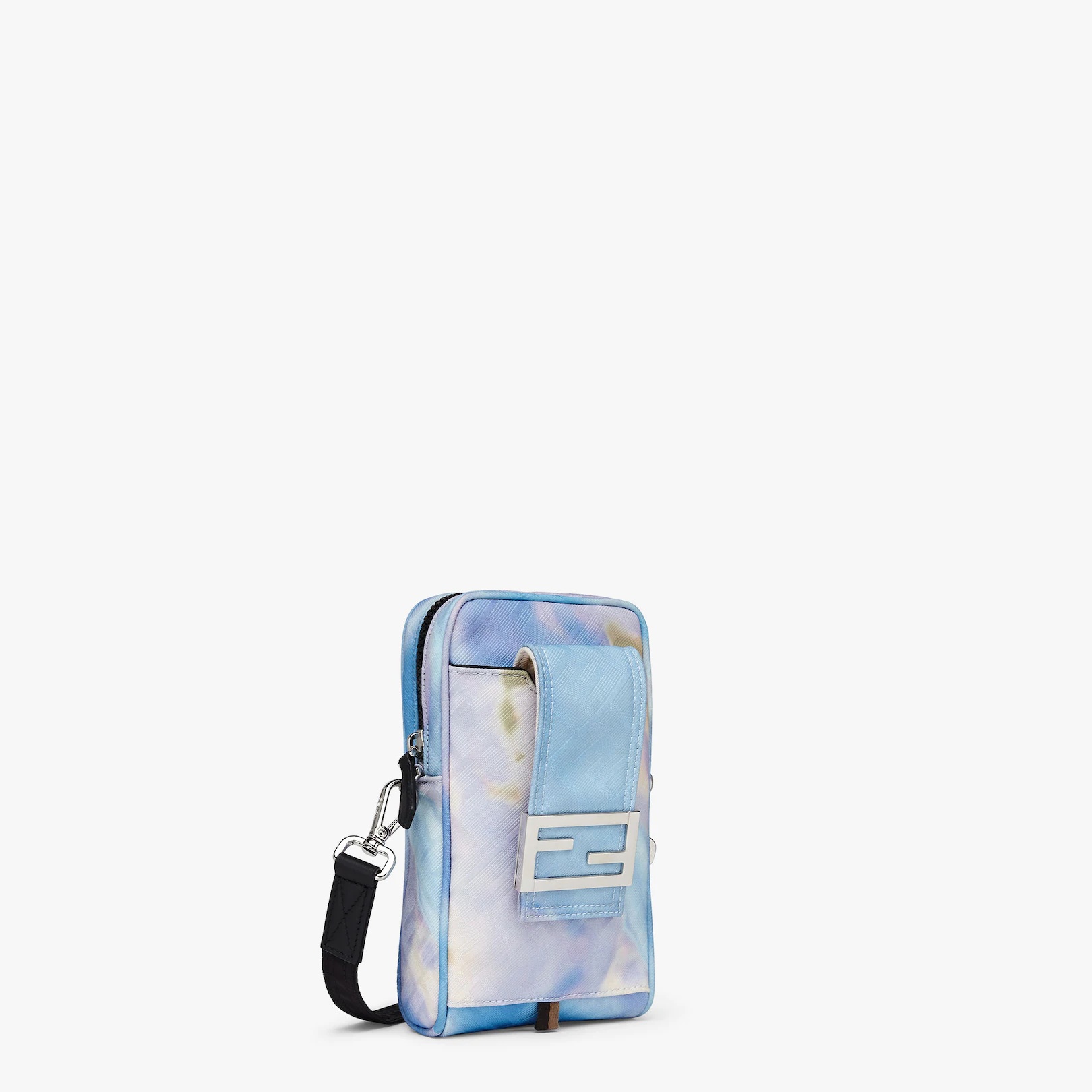 Light blue fabric smartphone holder - 2