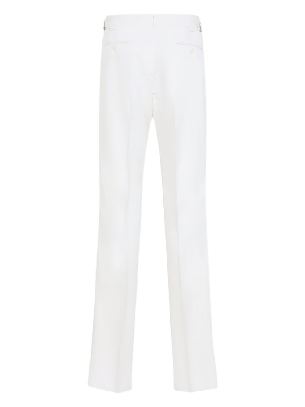 pleated high-waisted trousers - 2
