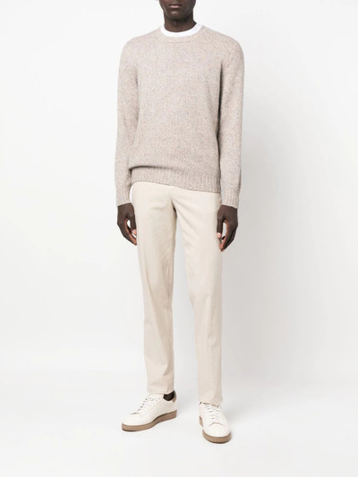 Brunello Cucinelli melange-effect cashmere jumper outlook