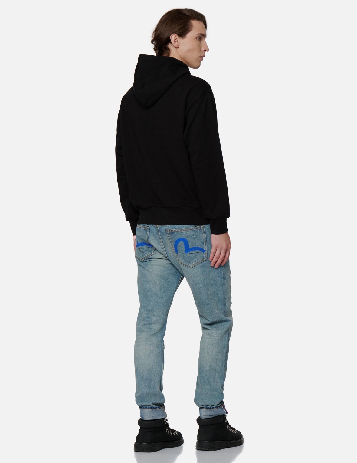 SEAGULL PRINT CARROT-FIT JEANS #2017 - 3