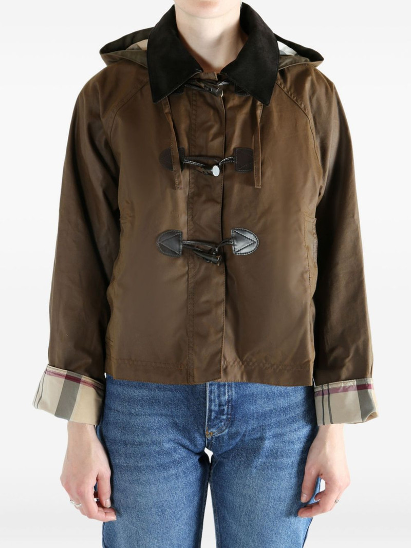 Barbour corduroy-collar jacket outlook