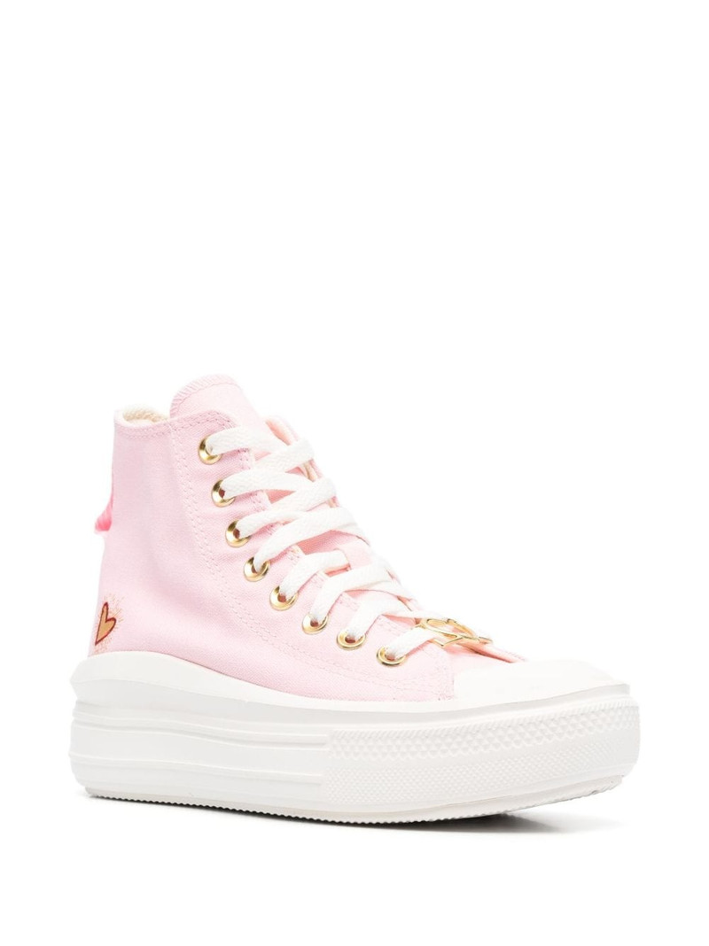 Converse Chuck Taylor All Star Move Platform Hearts sneakers outlook