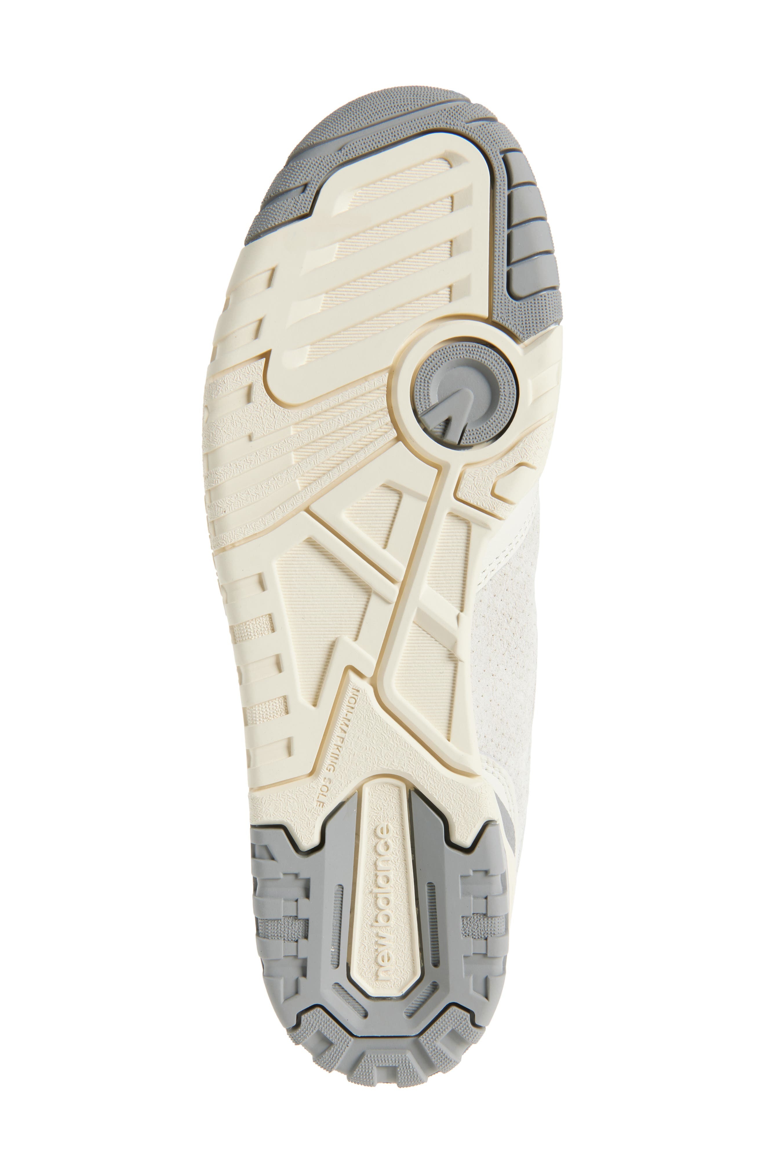 New Balance 550 Basketball Sneaker in Sea Salt/Slate Grey at Nordstrom - 6
