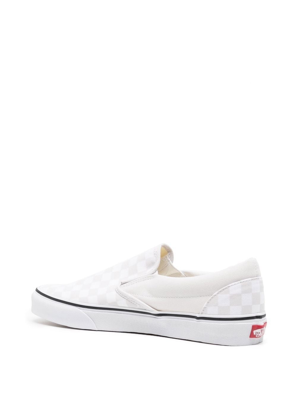 checkerboard slip-on sneakers - 3