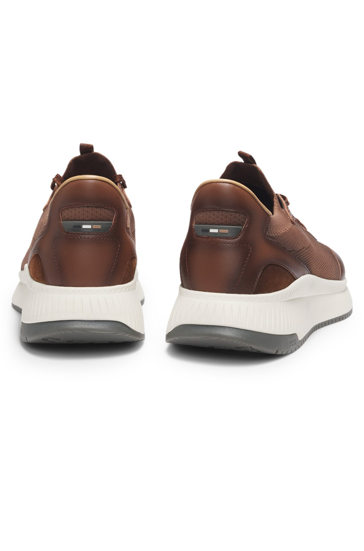 LOW-TOP TRAINERS WITH KNITTED UPPERS - 5